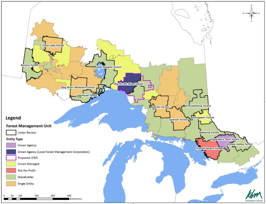 ontario ministry of natural resources and forestry maps